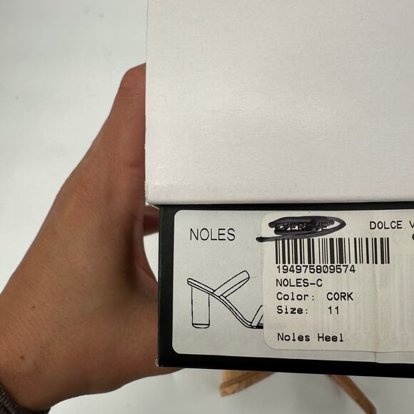 DOLCE VITA New in Box Noles Strappy Heel in Natural Cork // 11 - Picture 13 of 15